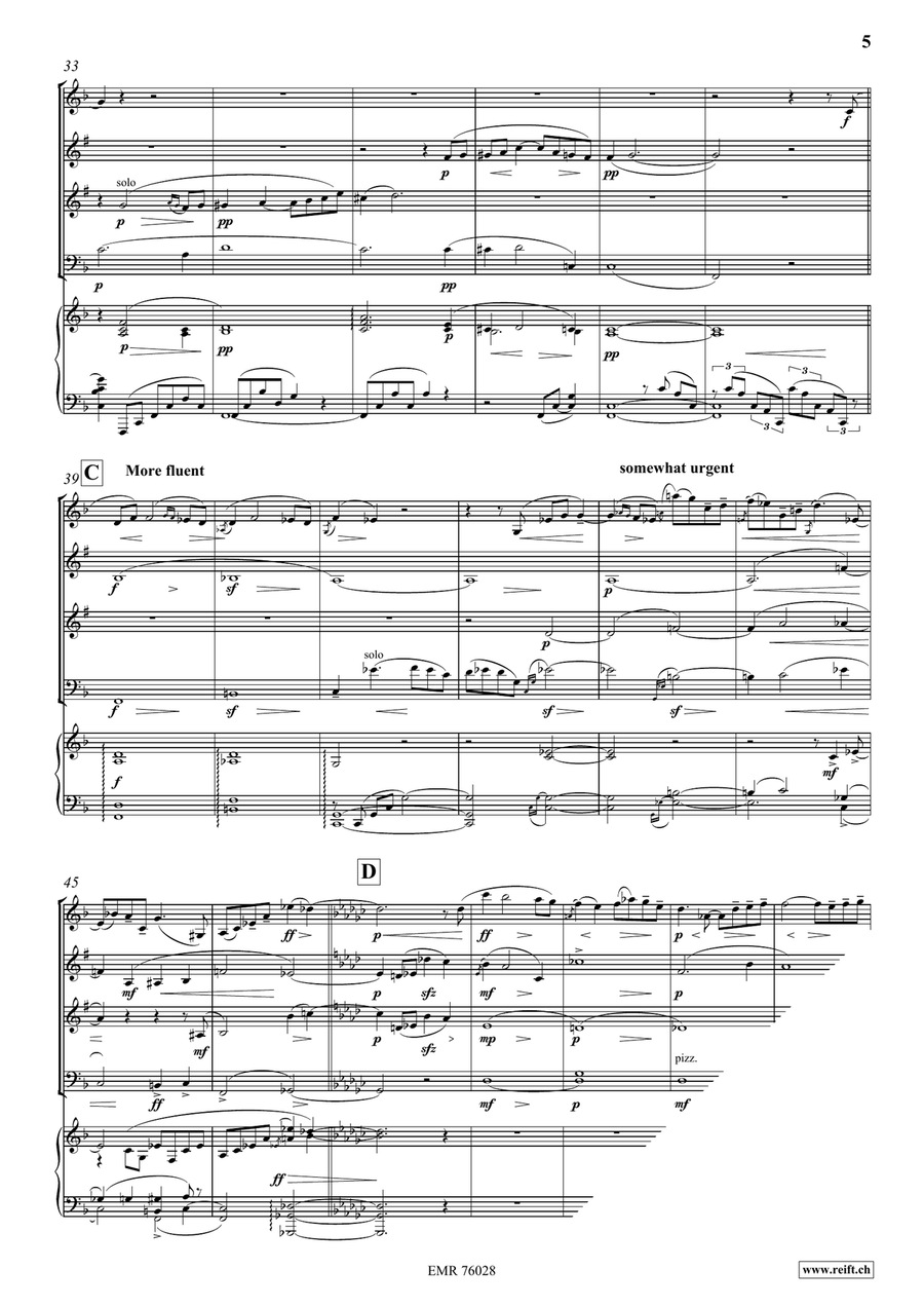 Adagietto Adagietto Clarinet scores gallery preview page 5