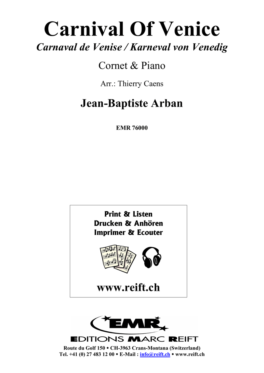 Carnival Of Venice Carnival Of Venice Cornet scores gallery preview page 2