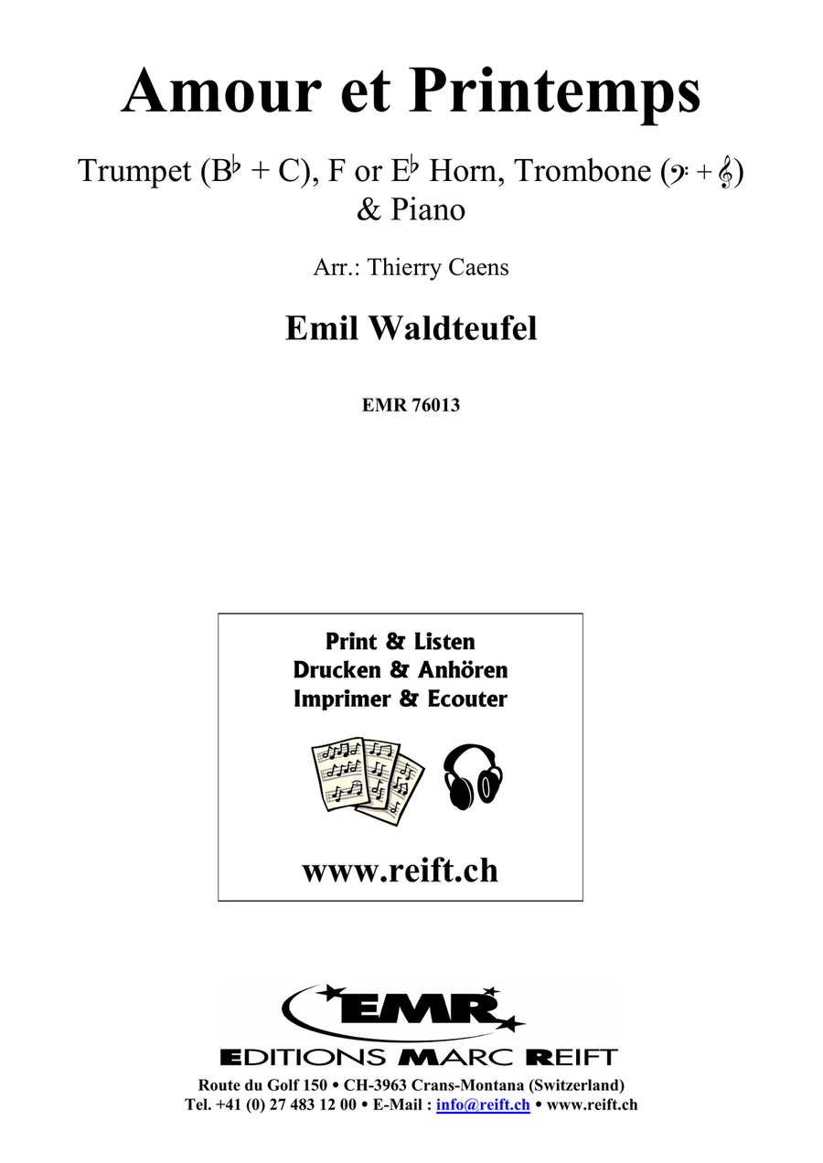 Amour et Printemps Amour et Printemps Horn scores gallery preview page 2