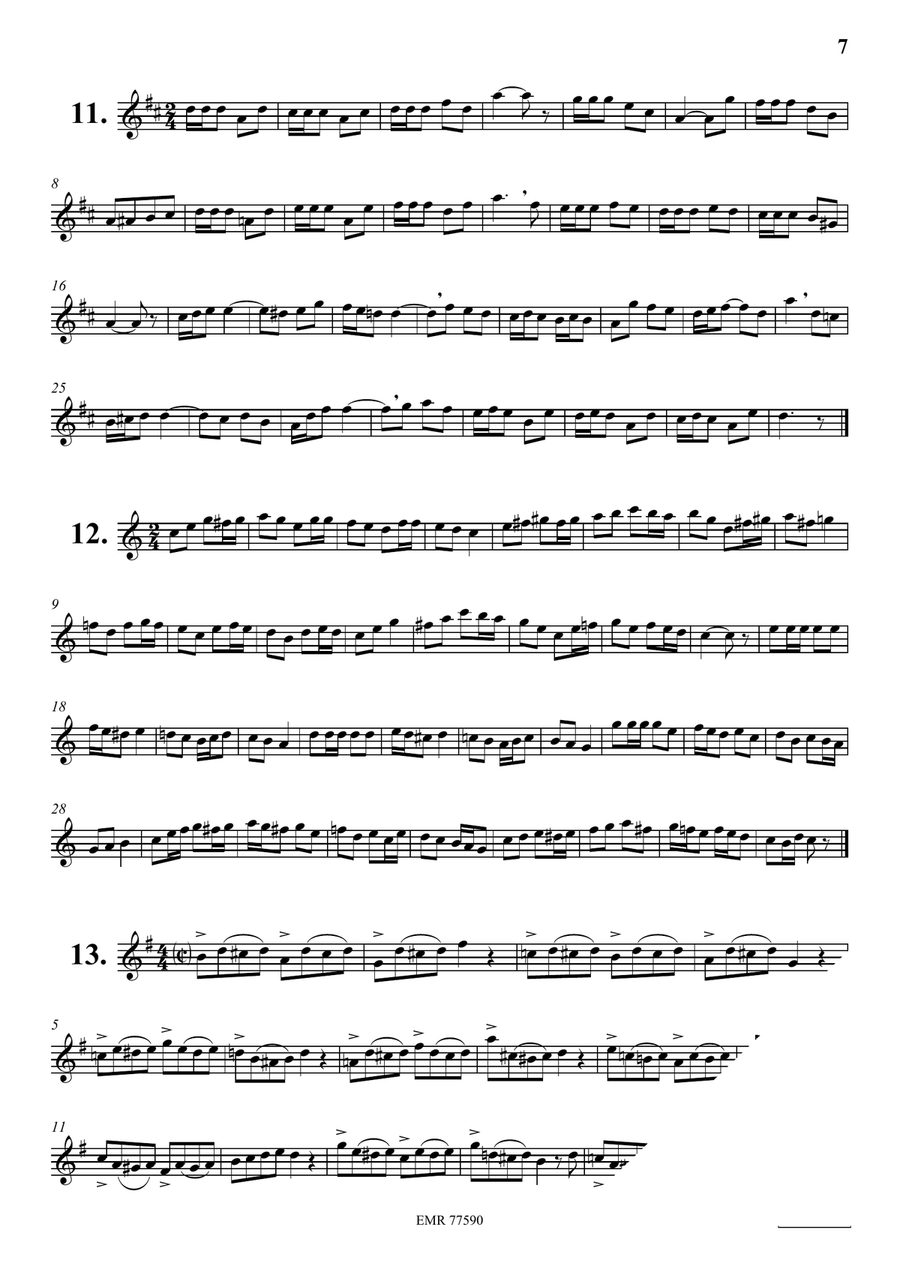 74 Studies 74 Studies Flute Solo scores gallery preview page 7