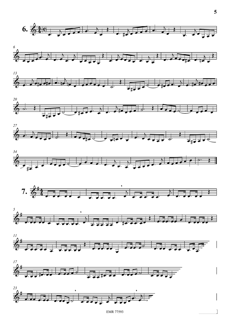 74 Studies 74 Studies Bass Clarinet scores gallery preview page 5