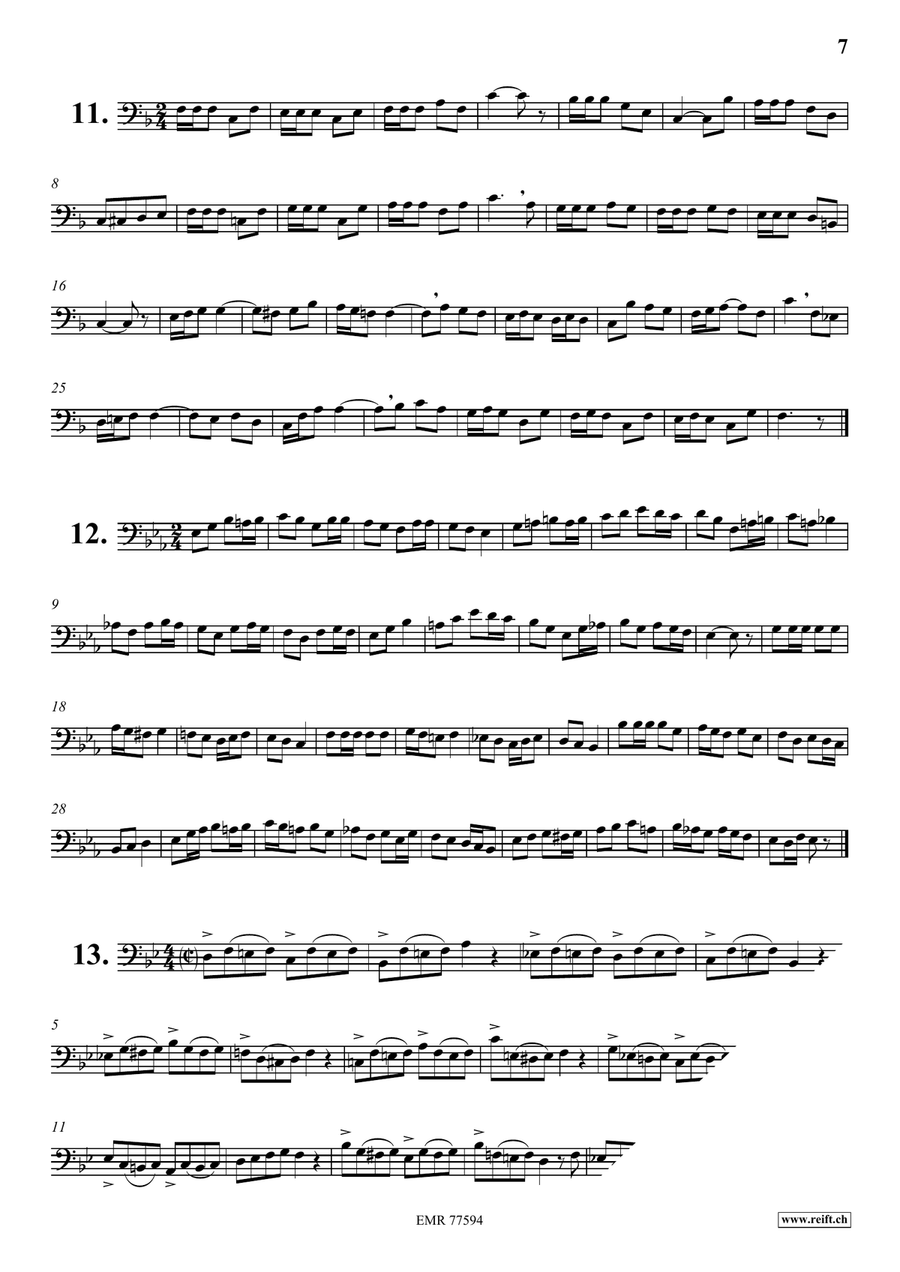 74 Studies 74 Studies Bassoon Solo scores gallery preview page 7