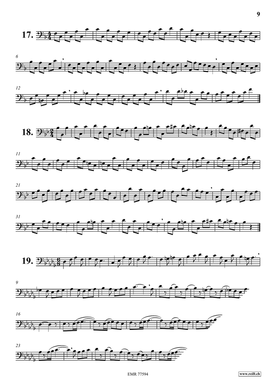 74 Studies 74 Studies Bassoon Solo scores gallery preview page 9