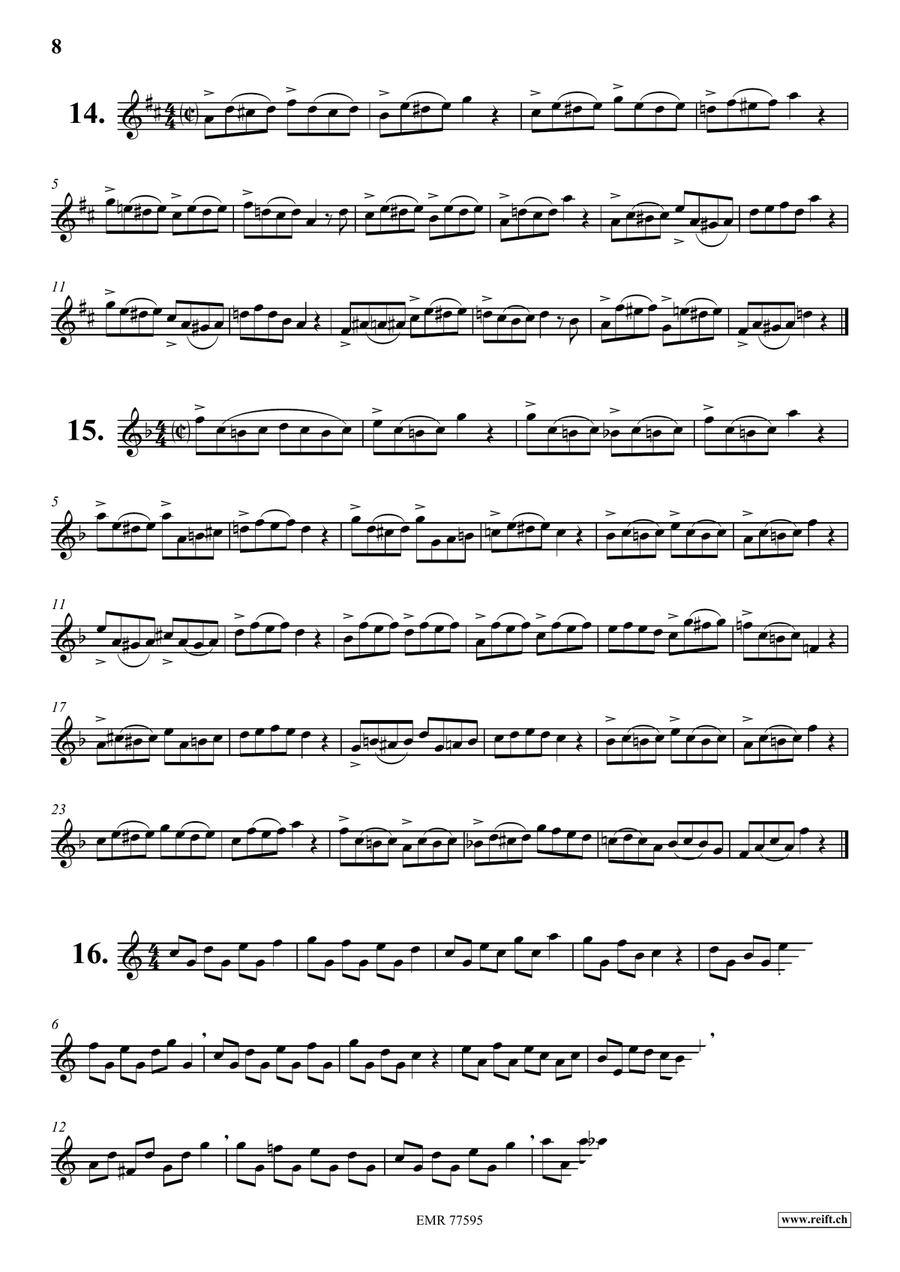 74 Studies 74 Studies Soprano Saxophone scores gallery preview page 8