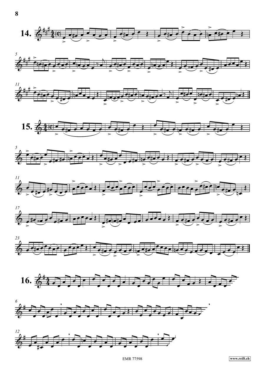 74 Studies 74 Studies Baritone Saxophone scores gallery preview page 8