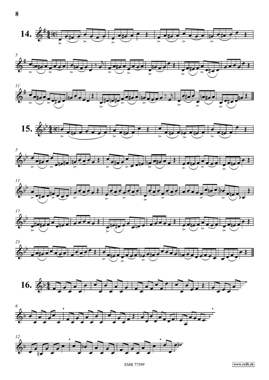 74 Studies 74 Studies Cornet scores gallery preview page 8