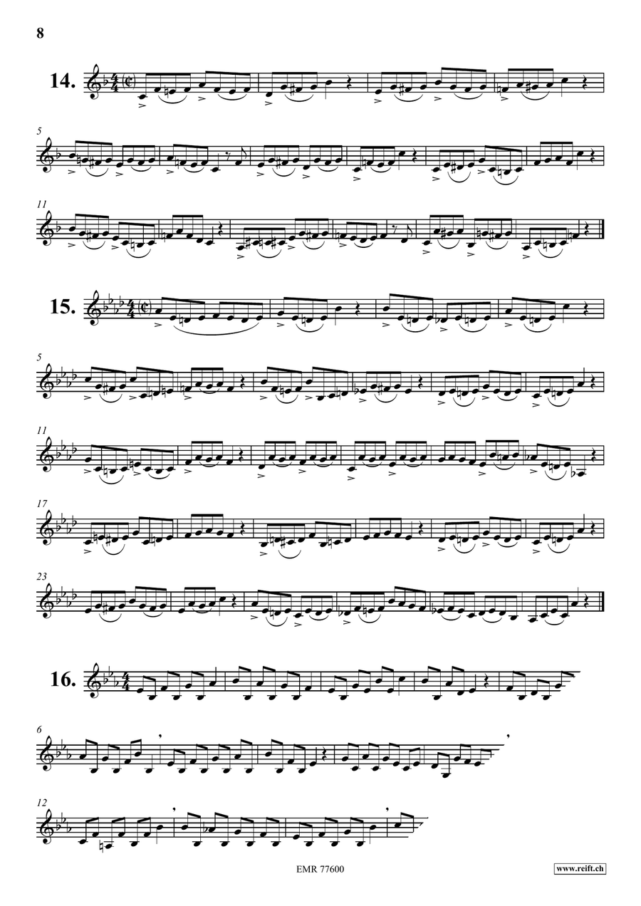 74 Studies 74 Studies Trumpet scores gallery preview page 8