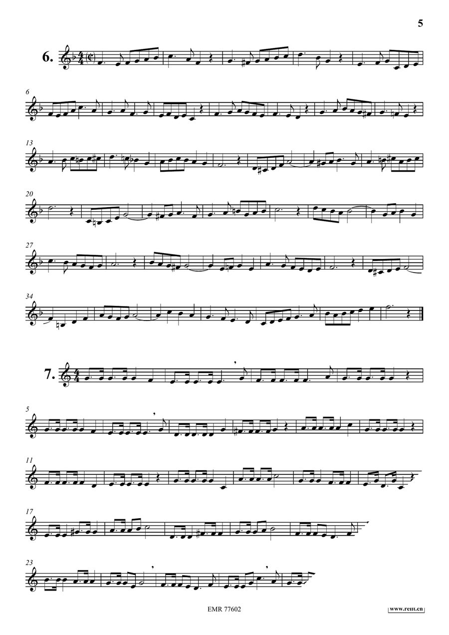 74 Studies 74 Studies Horn scores gallery preview page 5