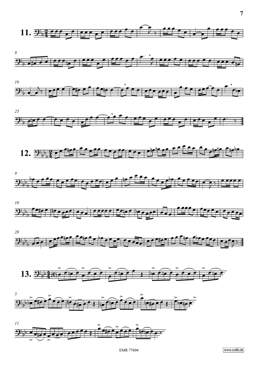 74 Studies 74 Studies Trombone scores gallery preview page 7