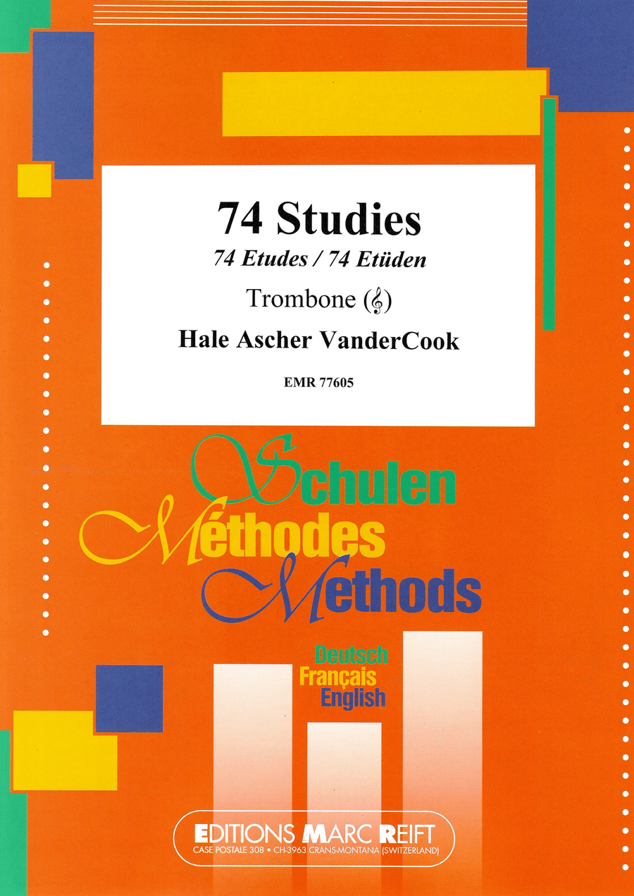 74 Studies 74 Studies Trombone scores gallery preview page 1