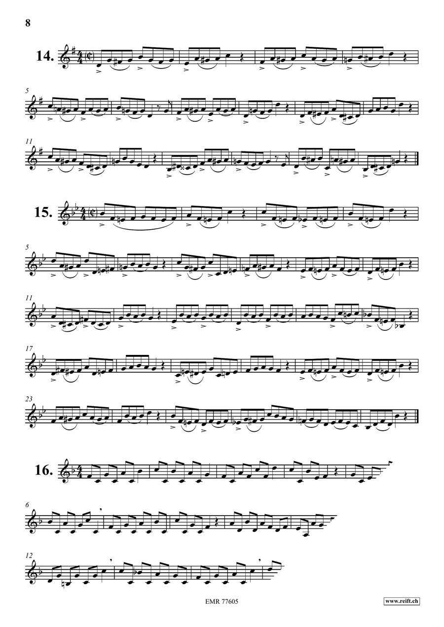 74 Studies 74 Studies Trombone scores gallery preview page 8