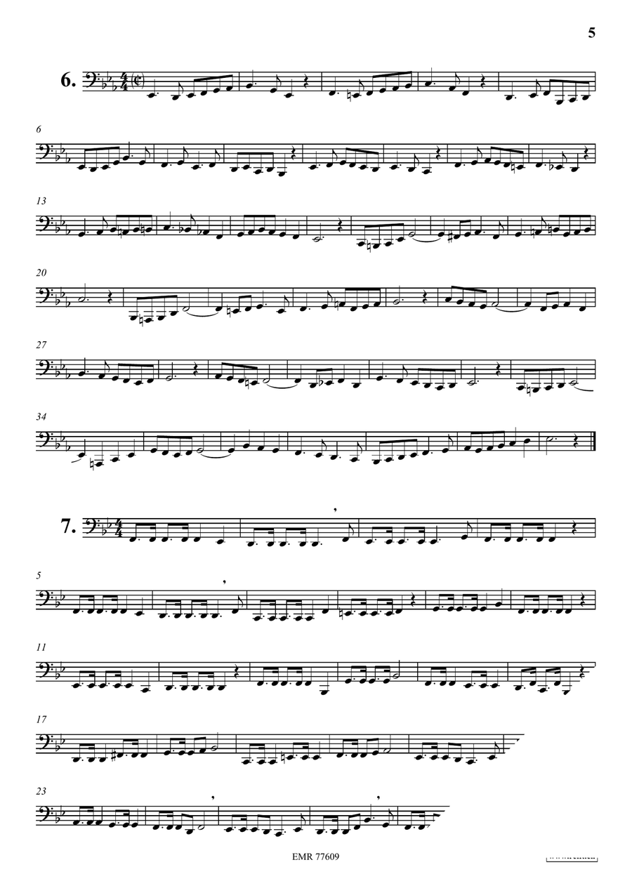 74 Studies 74 Studies Tuba scores gallery preview page 5