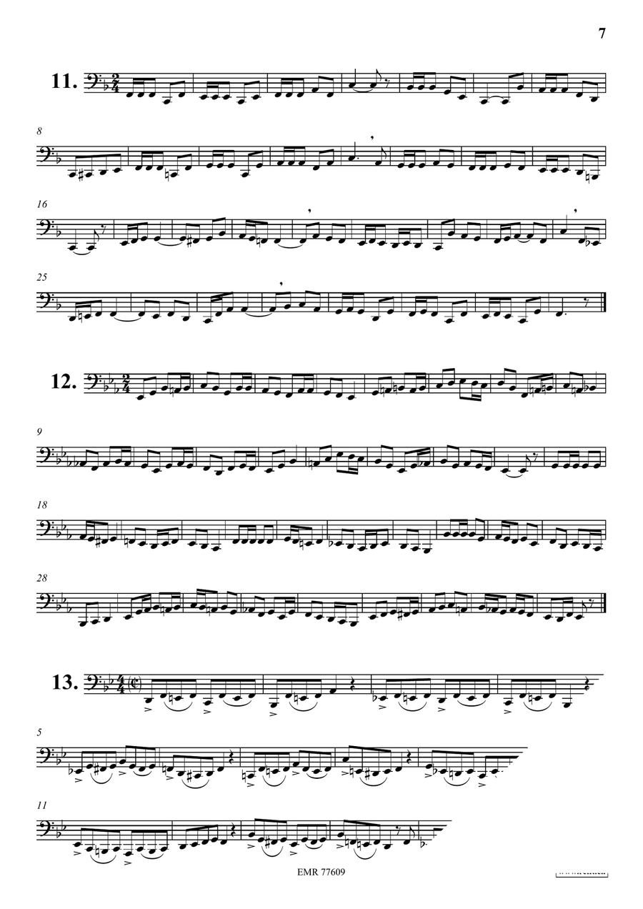 74 Studies 74 Studies Tuba scores gallery preview page 7