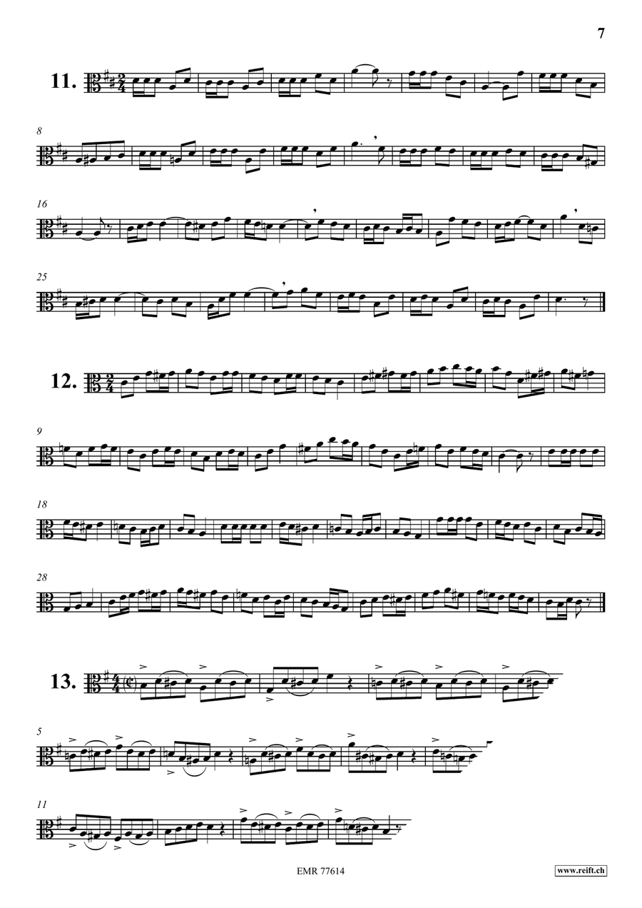 74 Studies 74 Studies Viola Solo scores gallery preview page 7