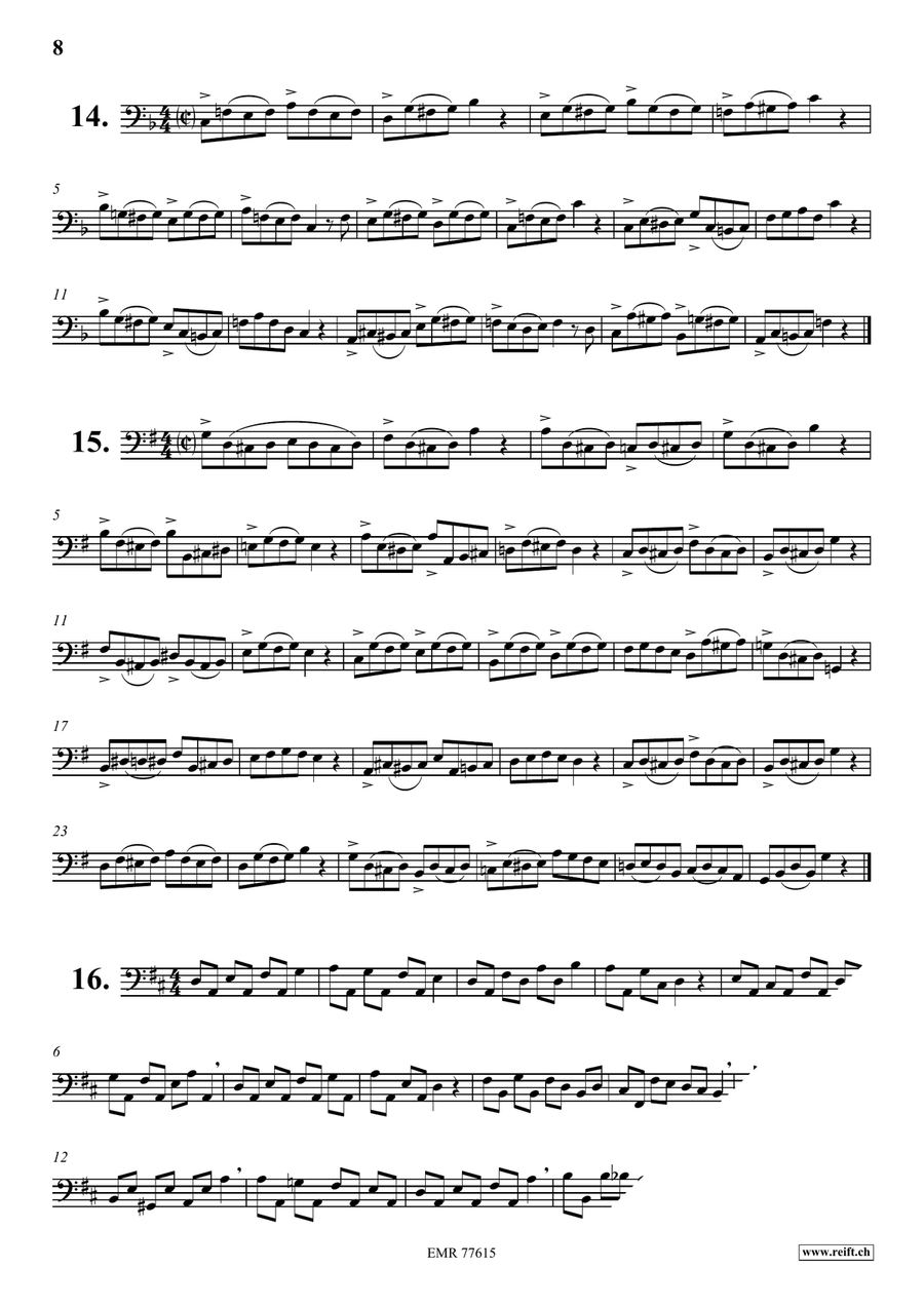 74 Studies 74 Studies Cello scores gallery preview page 8
