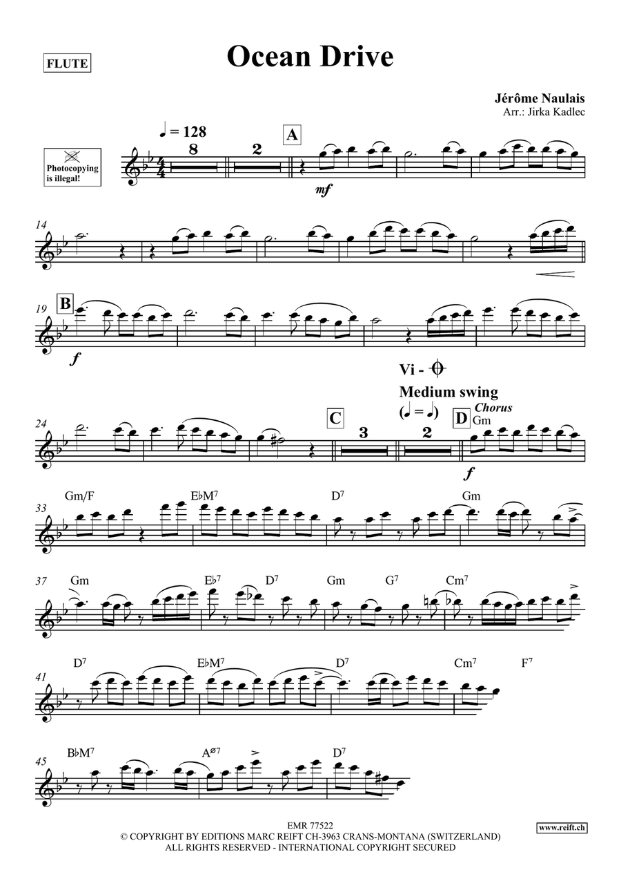 Ocean Drive Ocean Drive Flute Solo scores gallery preview page 4