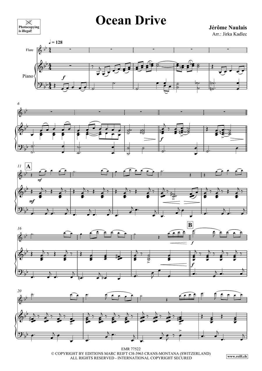 Ocean Drive Ocean Drive Flute Solo scores gallery preview page 5