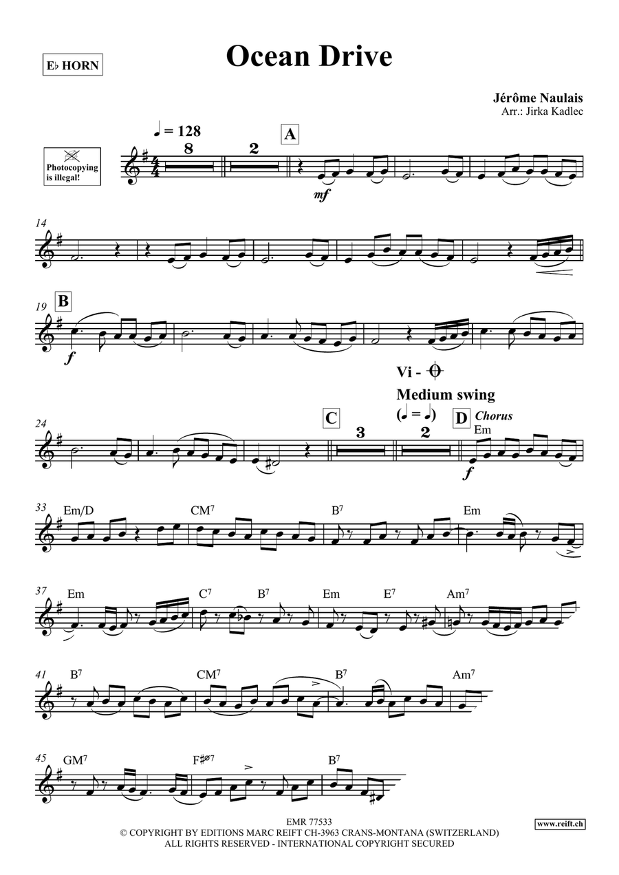Ocean Drive Horn scores gallery preview page 4