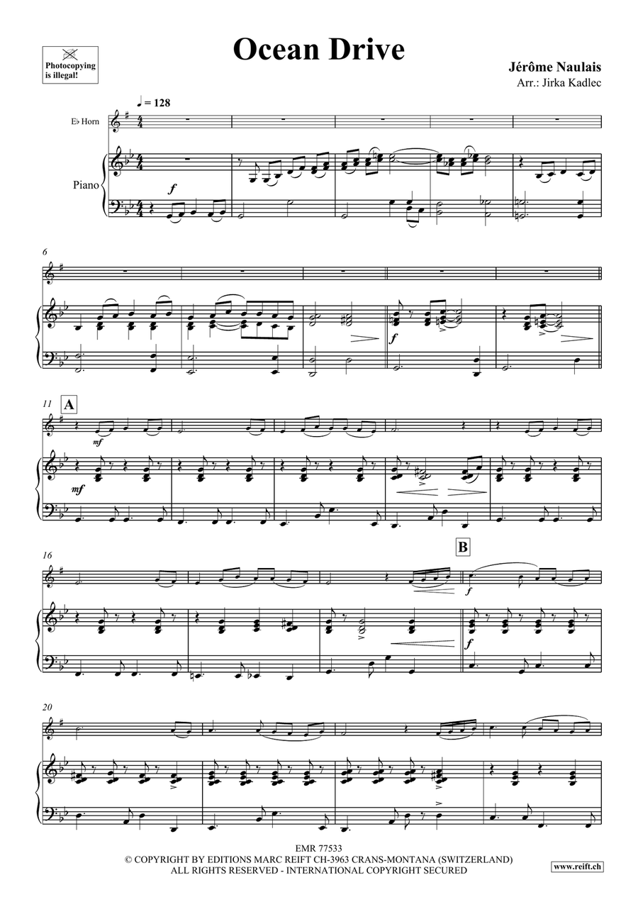 Ocean Drive Horn scores gallery preview page 5