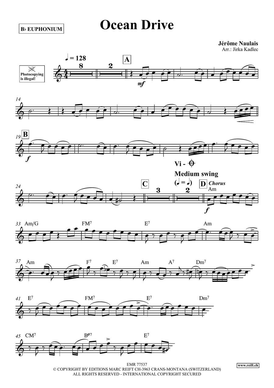 Ocean Drive Ocean Drive Euphonium scores gallery preview page 4