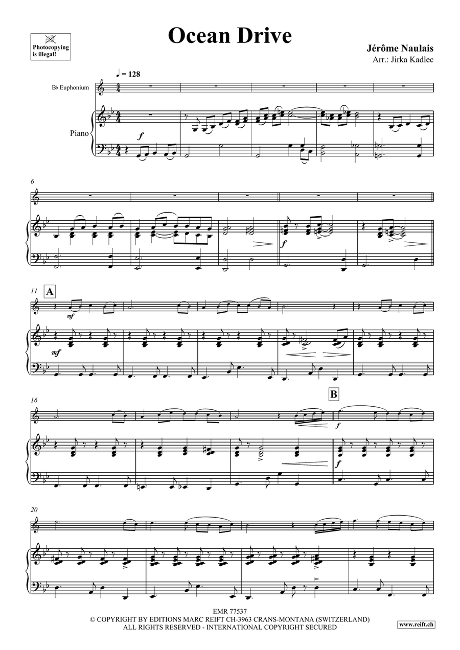 Ocean Drive Ocean Drive Euphonium scores gallery preview page 5