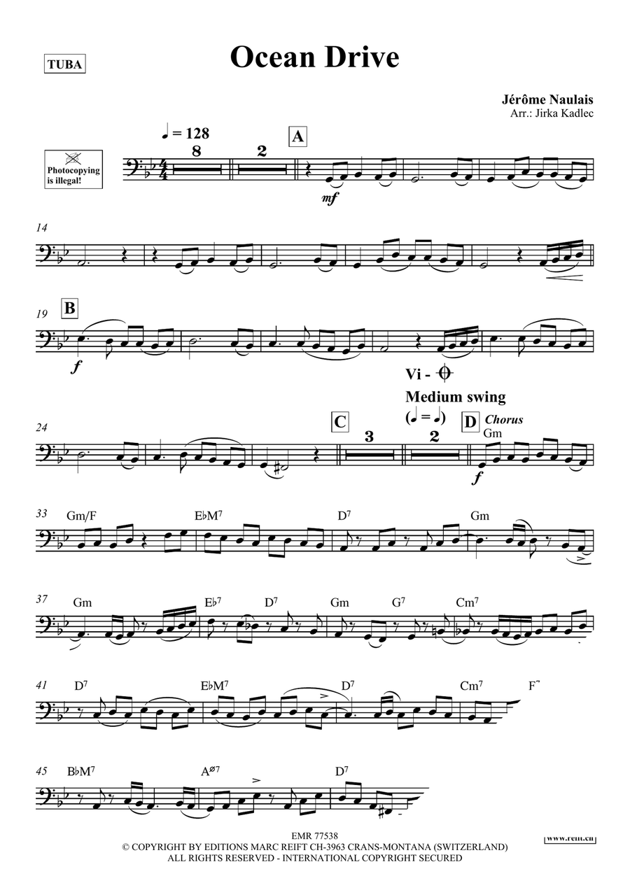 Ocean Drive Ocean Drive Tuba scores gallery preview page 4