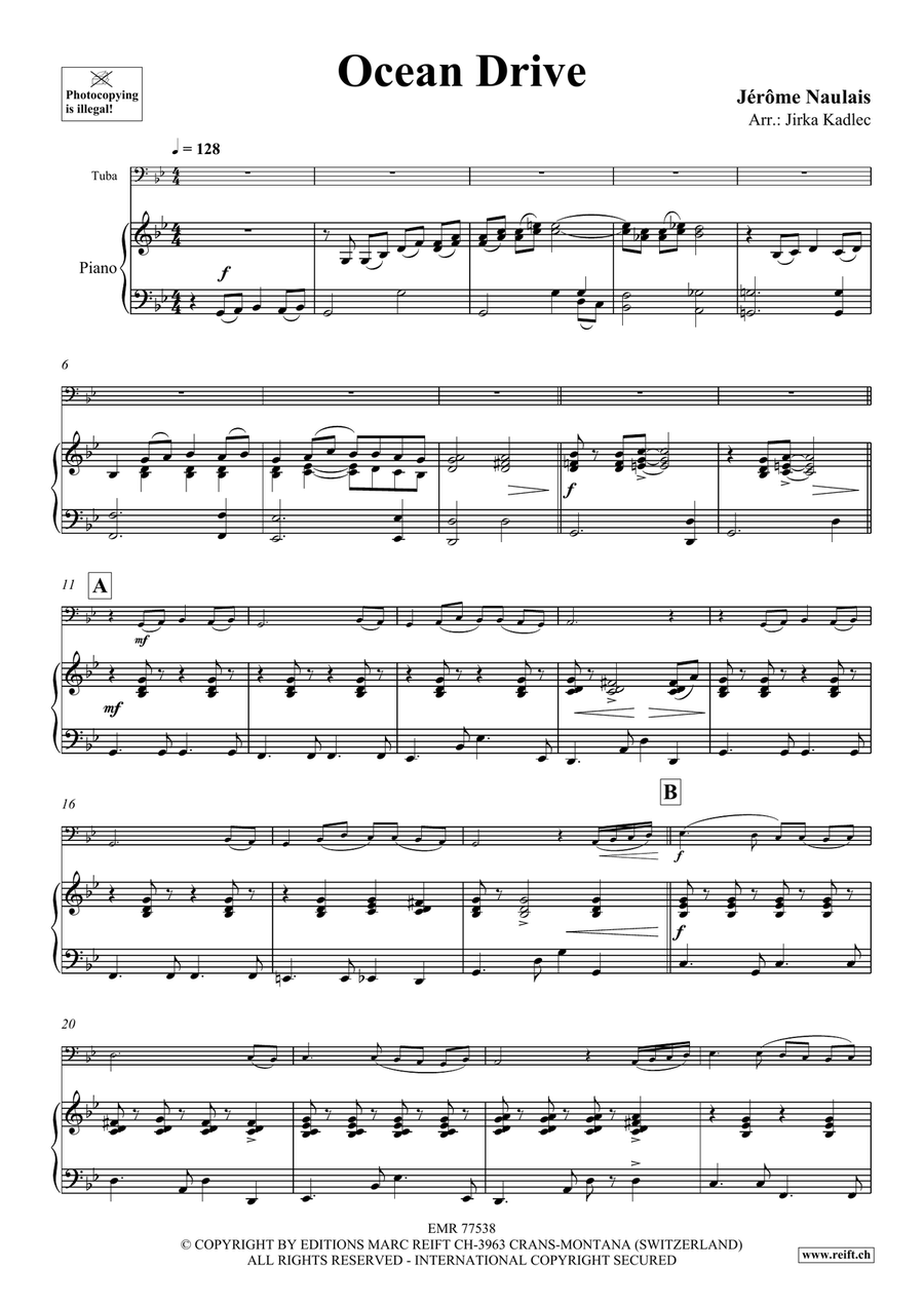 Ocean Drive Ocean Drive Tuba scores gallery preview page 5