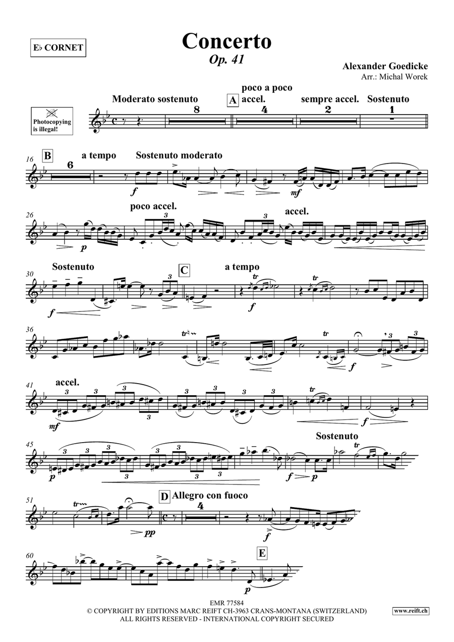 Concerto Concerto Cornet scores gallery preview page 3