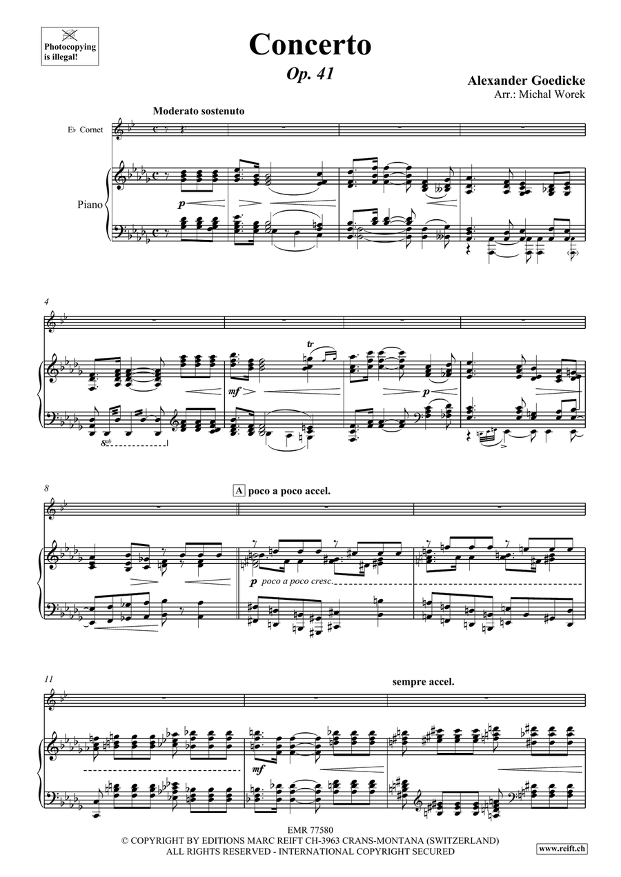 Concerto Concerto Cornet scores gallery preview page 4
