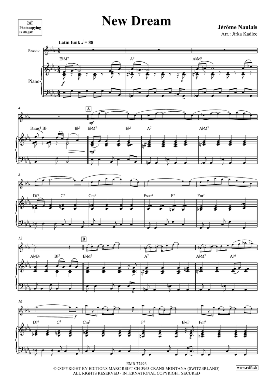 New Dream New Dream Piccolo scores gallery preview page 5