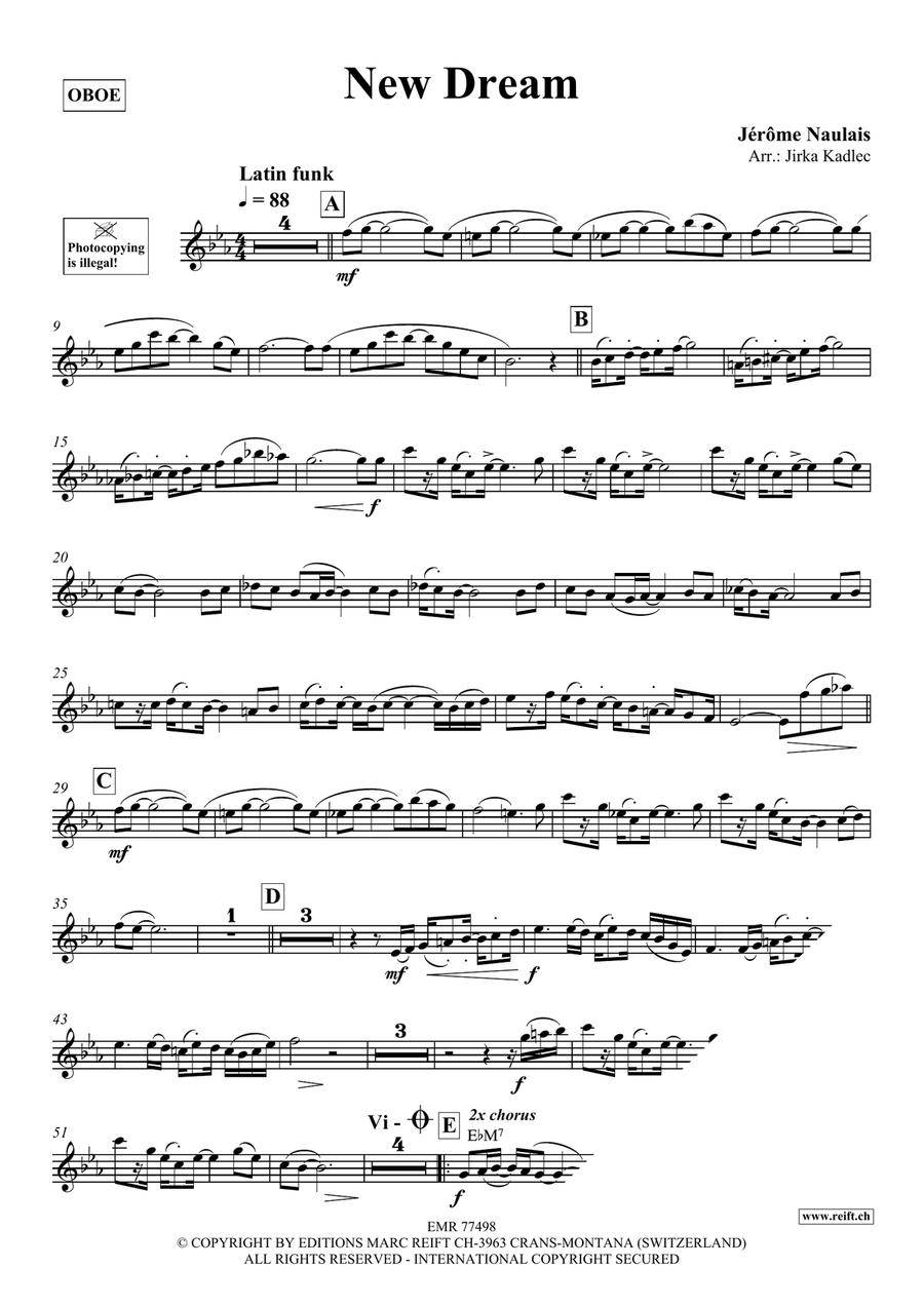 New Dream New Dream Piano Accompaniment scores gallery preview page 4