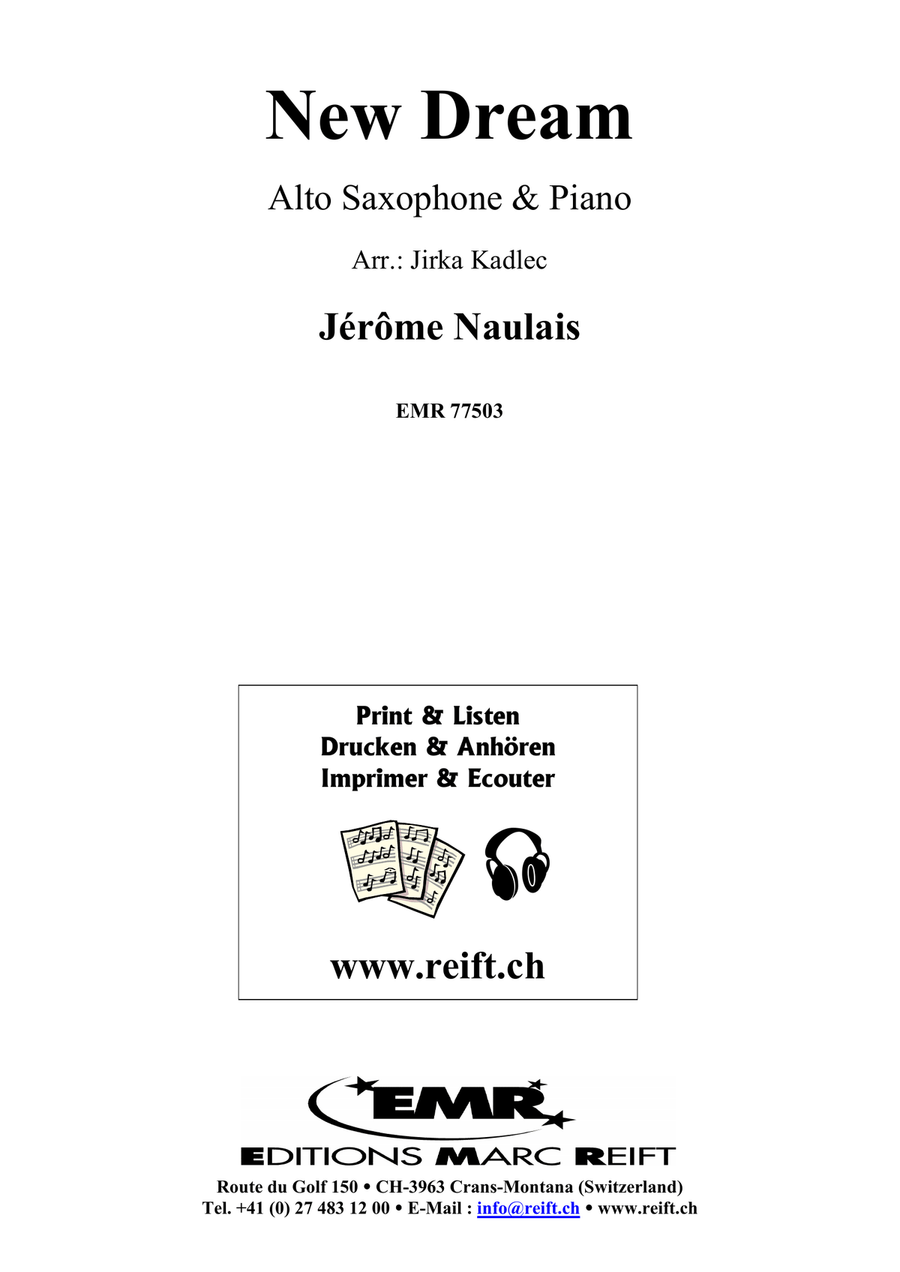 New Dream New Dream Alto Saxophone scores gallery preview page 2