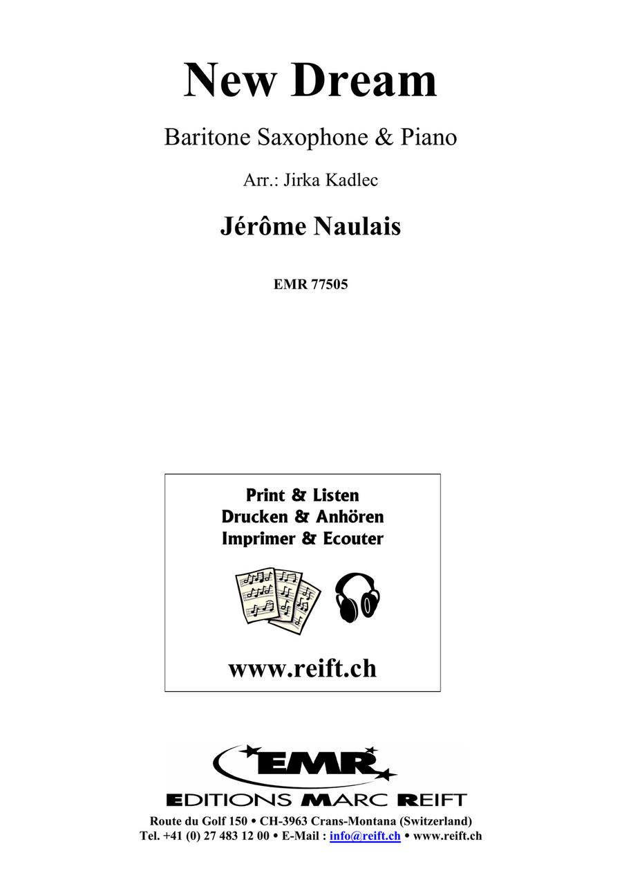 New Dream New Dream Baritone Saxophone scores gallery preview page 2