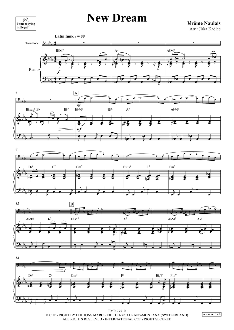 New Dream New Dream Piano Accompaniment scores gallery preview page 5