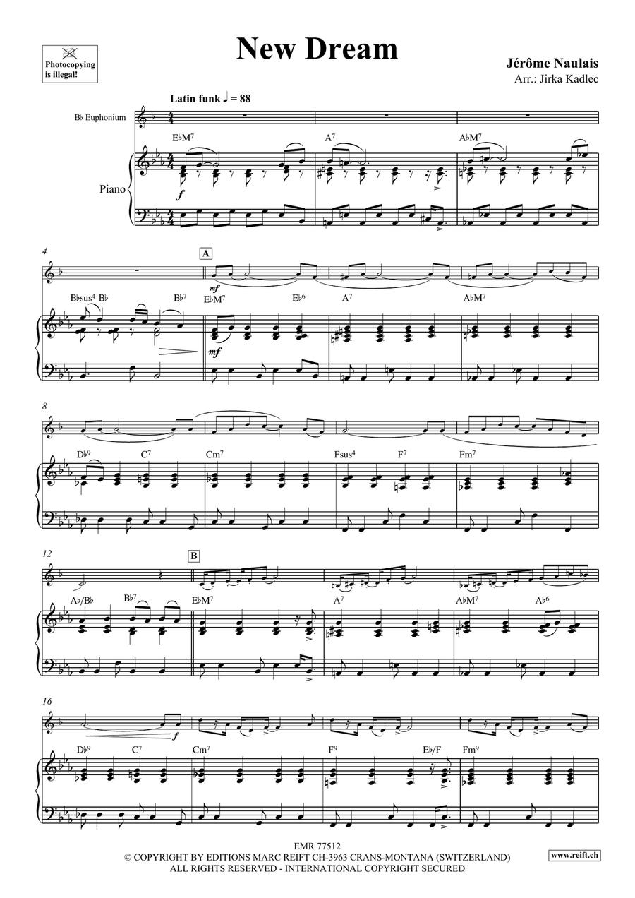 New Dream New Dream Euphonium scores gallery preview page 5