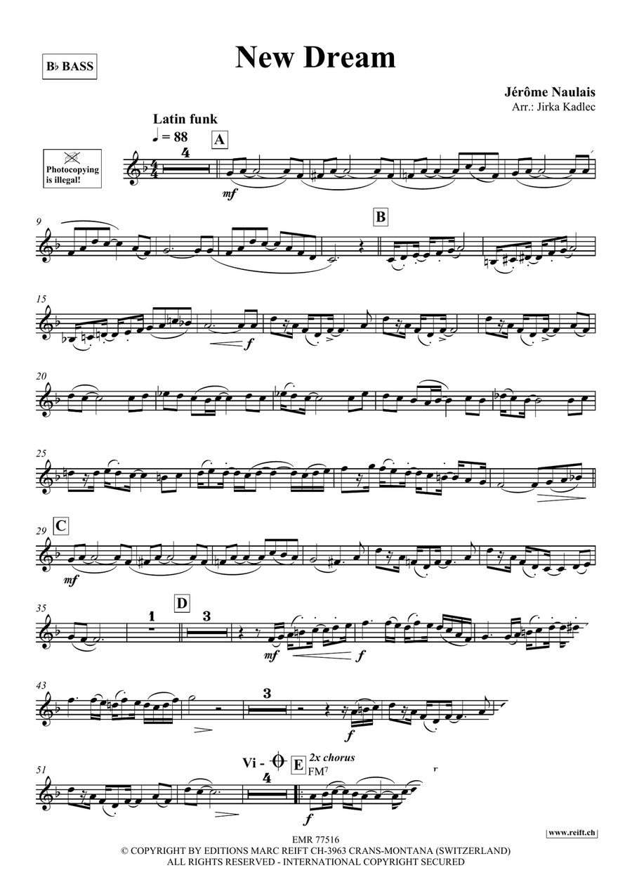 New Dream New Dream Voice Solo scores gallery preview page 4