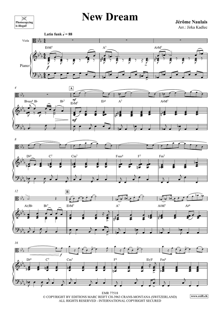 New Dream New Dream Piano Accompaniment scores gallery preview page 5
