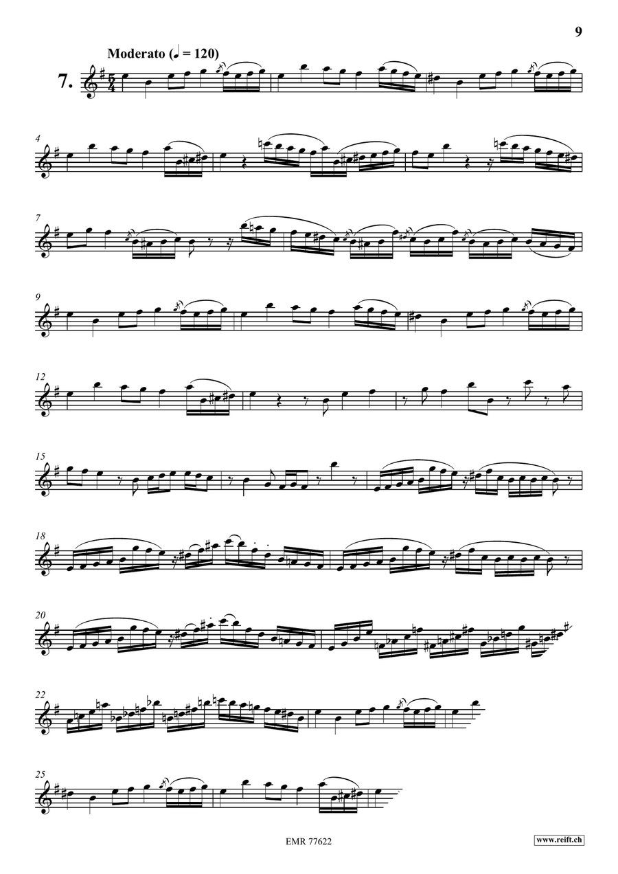 34 Studies 34 Studies Flute Solo scores gallery preview page 9