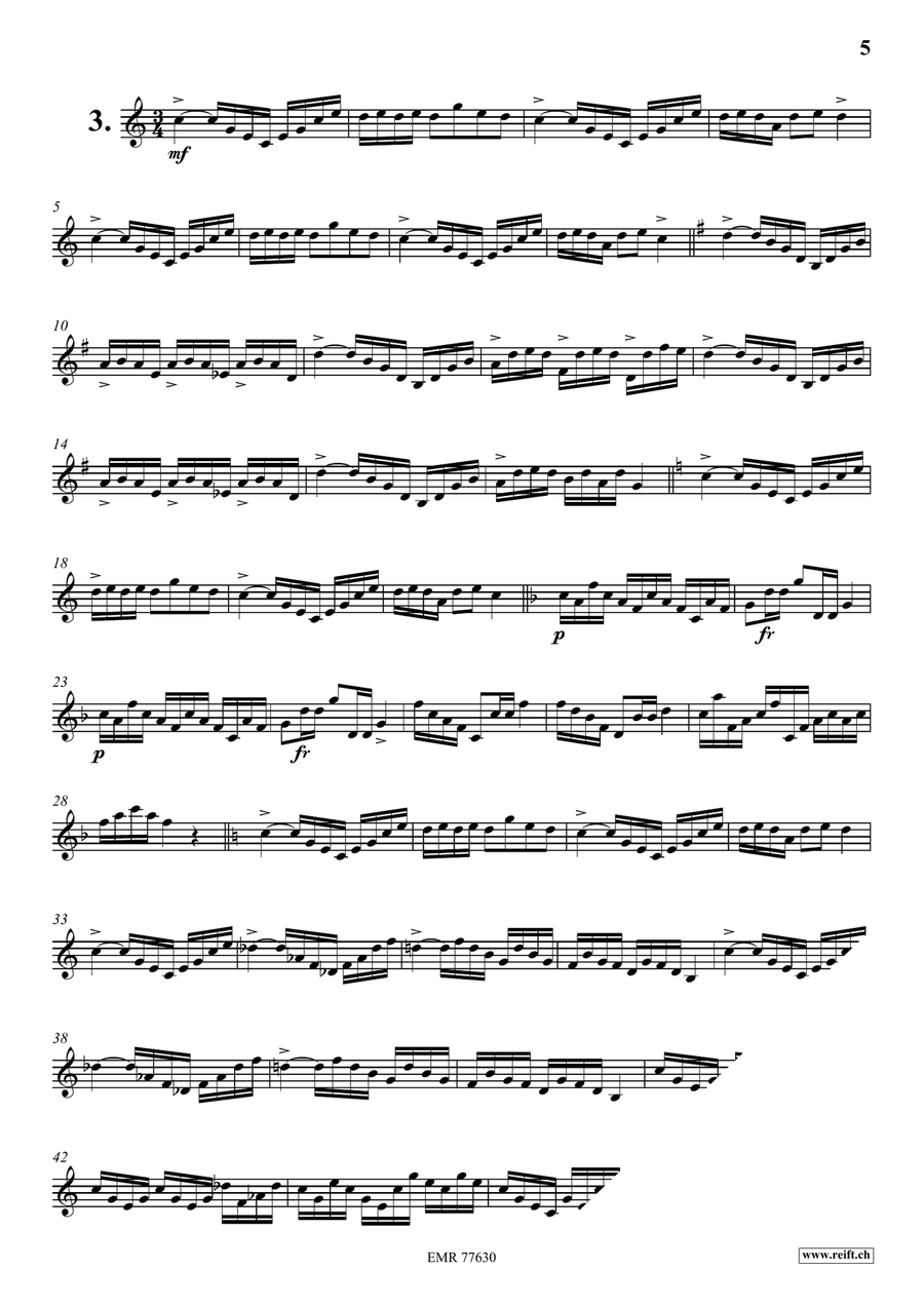 34 Studies 34 Studies Baritone Saxophone scores gallery preview page 5