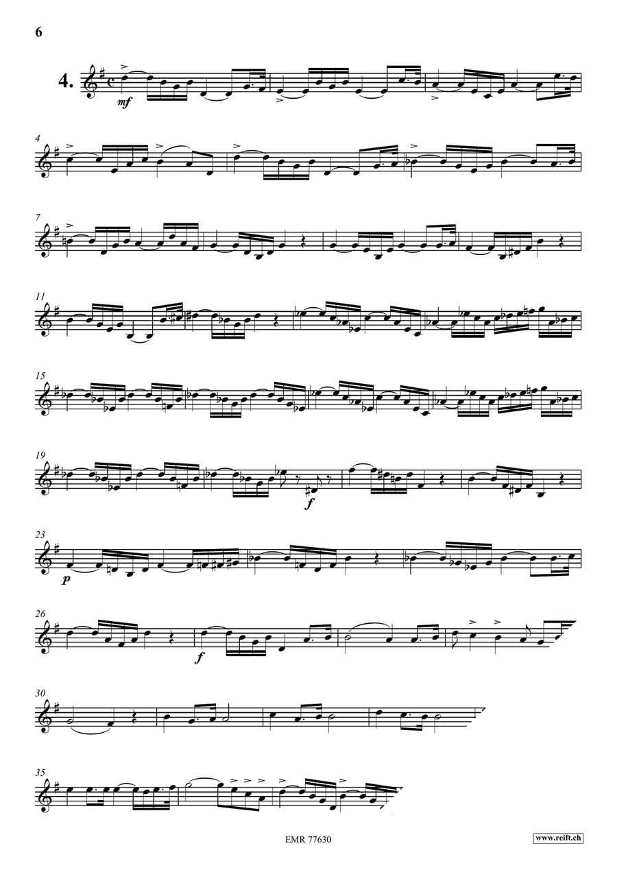 34 Studies 34 Studies Baritone Saxophone scores gallery preview page 6