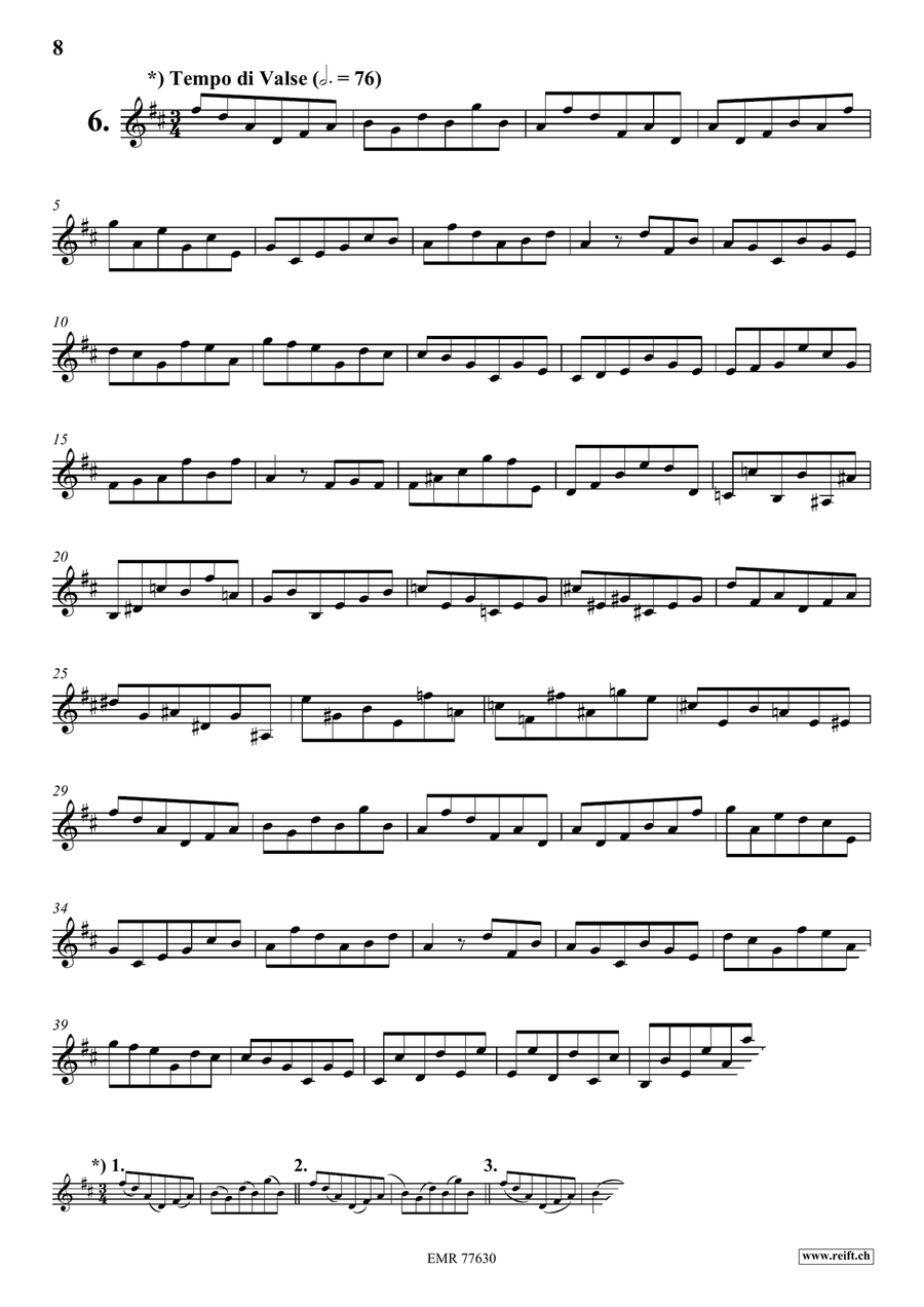 34 Studies 34 Studies Baritone Saxophone scores gallery preview page 8