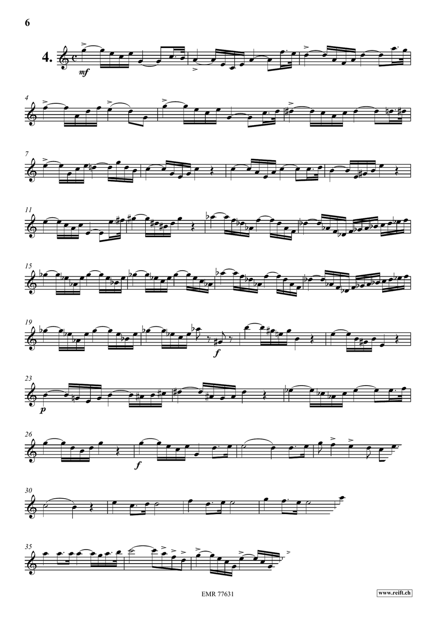 34 Studies for Orchestral Trumpet Player Score scores gallery preview page 6