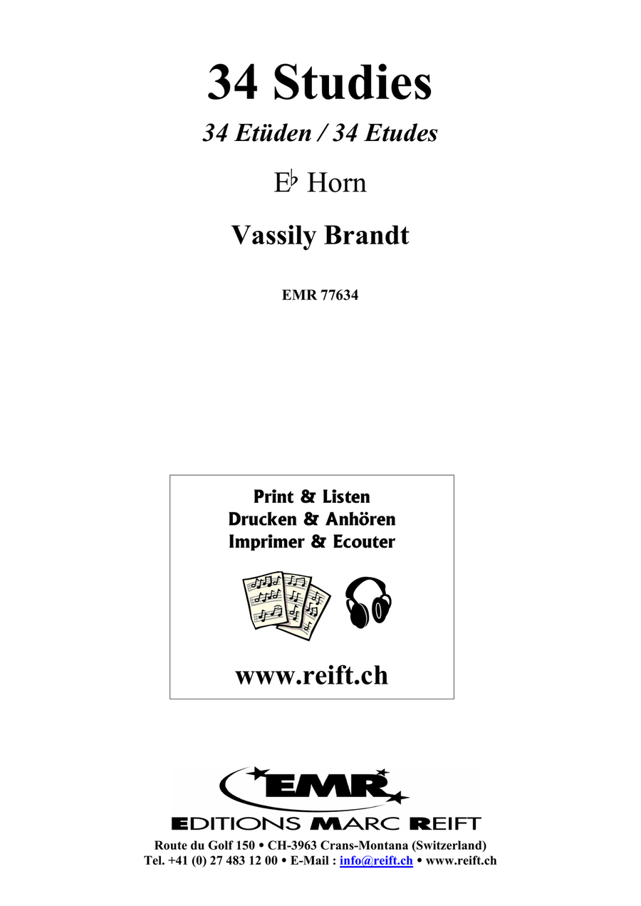 34 Studies 34 Studies Horn scores gallery preview page 2