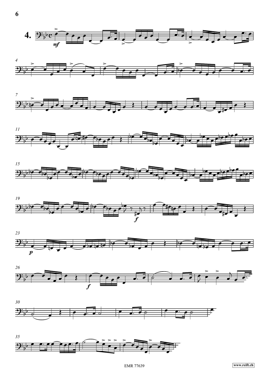 34 Studies 34 Studies Trombone scores gallery preview page 6