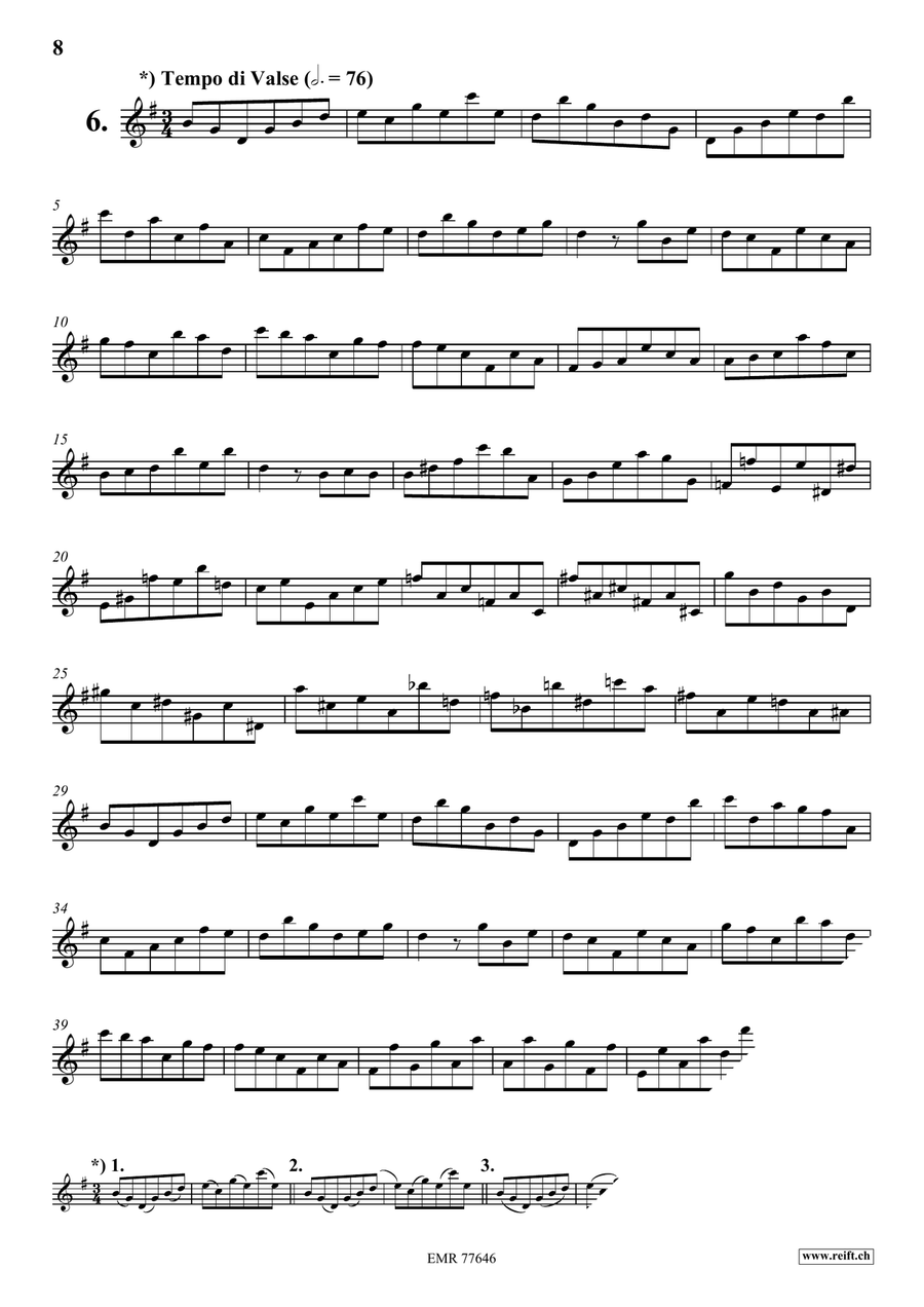 34 Studies 34 Studies Violin Solo scores gallery preview page 8