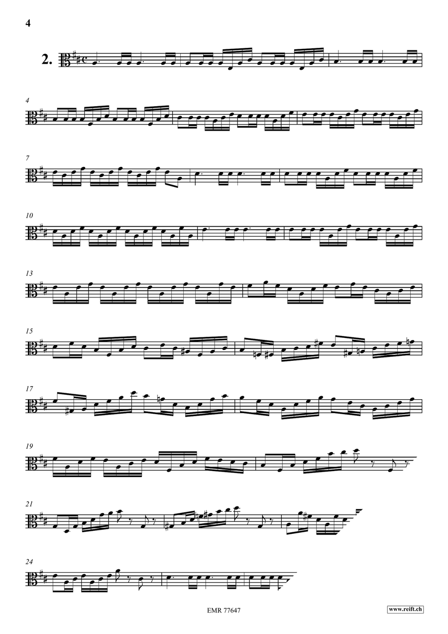 34 Studies 34 Studies Viola Solo scores gallery preview page 4