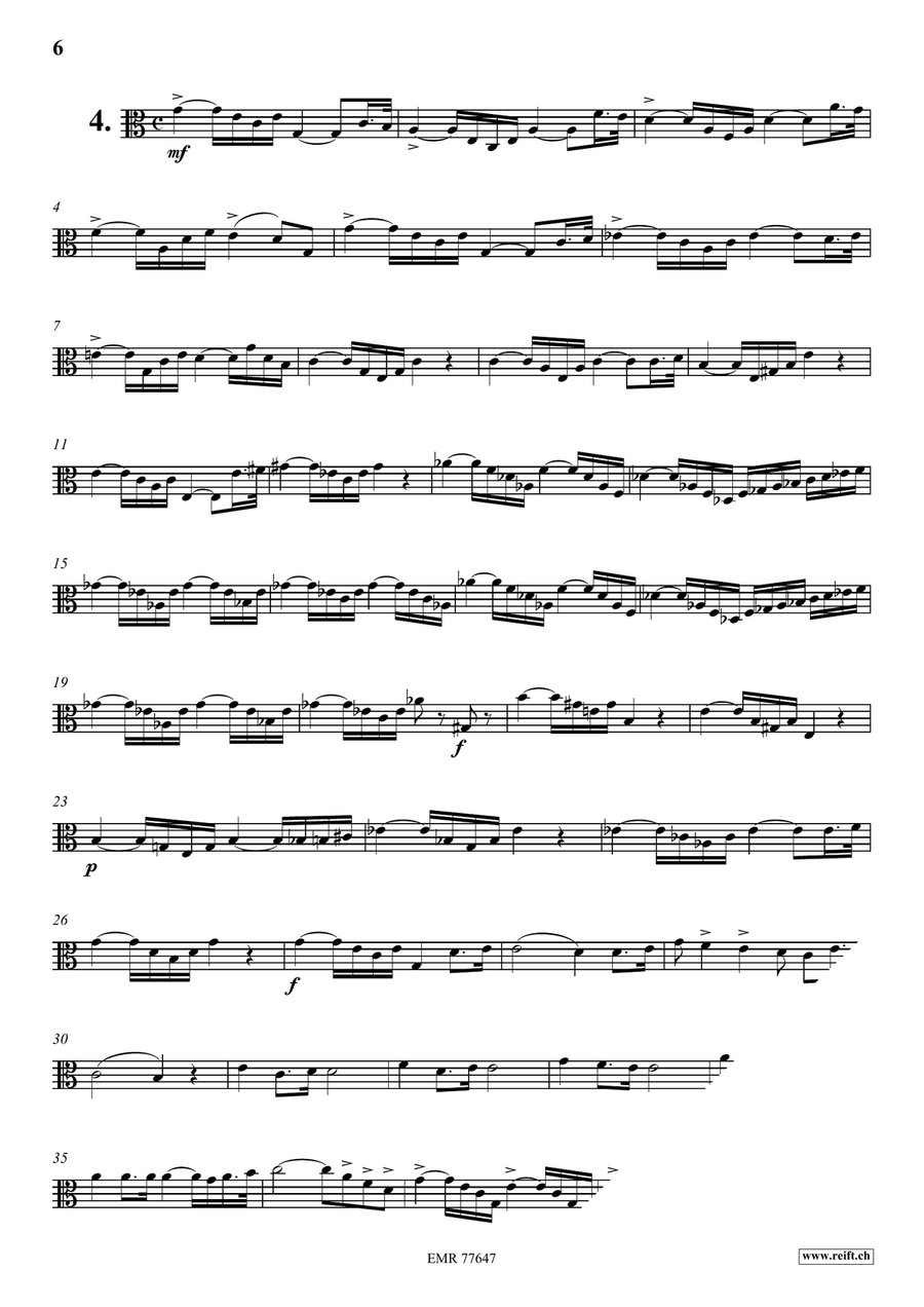 34 Studies 34 Studies Viola Solo scores gallery preview page 6