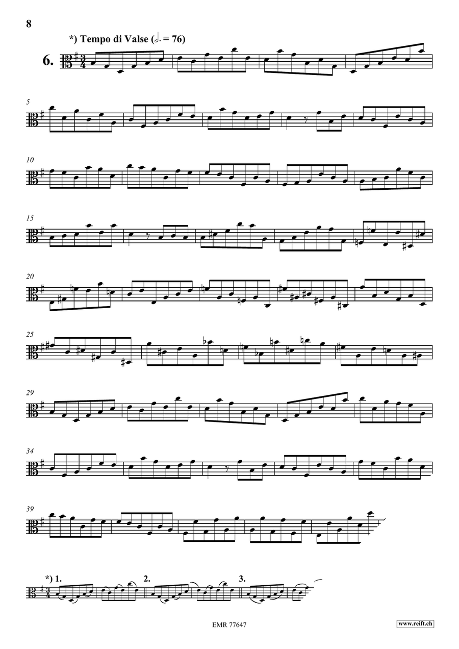 34 Studies 34 Studies Viola Solo scores gallery preview page 8