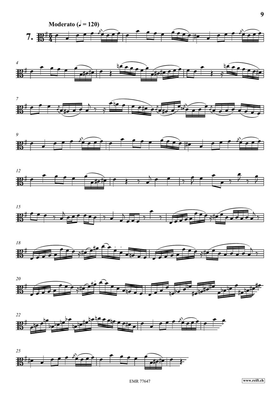34 Studies 34 Studies Viola Solo scores gallery preview page 9