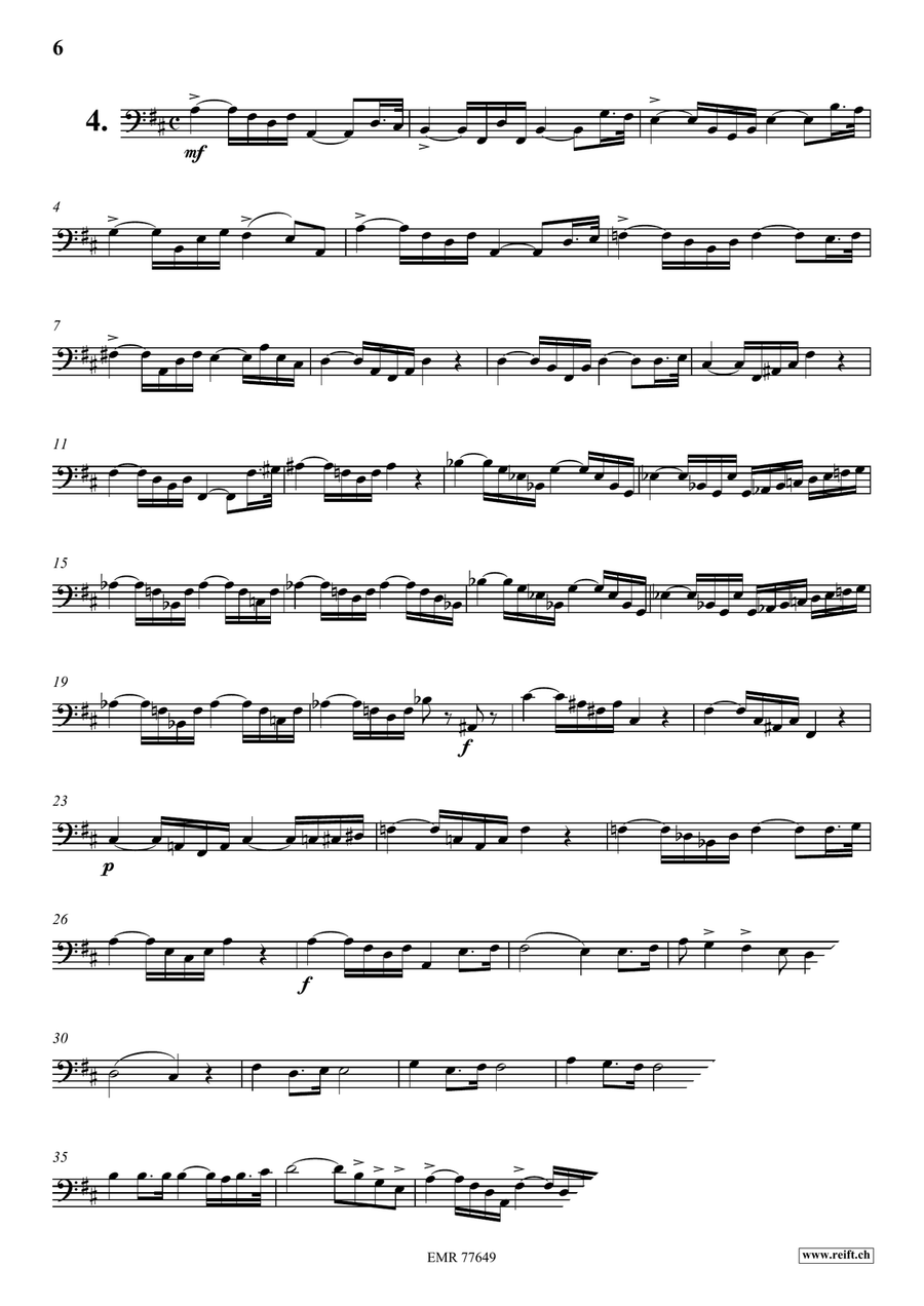 34 Studies 34 Studies Double Bass scores gallery preview page 6